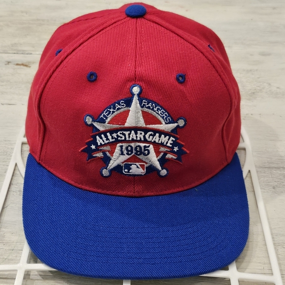 Vintage 1985 MLB All Star Game Texas Rangers Fitted Hat - Size 7 1/4 - Picture 2 of 10